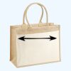 Cotton Pocket Jute Shopper Thumbnail