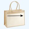 Cotton Pocket Jute Shopper Thumbnail