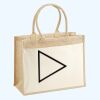 Cotton Pocket Jute Shopper Thumbnail