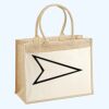 Cotton Pocket Jute Shopper Thumbnail