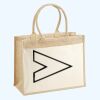 Cotton Pocket Jute Shopper Thumbnail