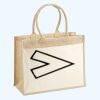 Cotton Pocket Jute Shopper Thumbnail