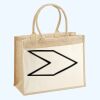 Cotton Pocket Jute Shopper Thumbnail