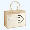 Cotton Pocket Jute Shopper Thumbnail
