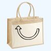 Cotton Pocket Jute Shopper Thumbnail