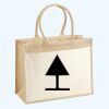 Cotton Pocket Jute Shopper Thumbnail