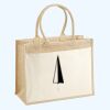 Cotton Pocket Jute Shopper Thumbnail