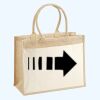 Cotton Pocket Jute Shopper Thumbnail