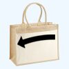 Cotton Pocket Jute Shopper Thumbnail