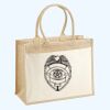Cotton Pocket Jute Shopper Thumbnail