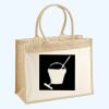 Cotton Pocket Jute Shopper Thumbnail