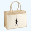 Cotton Pocket Jute Shopper Thumbnail