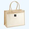 Cotton Pocket Jute Shopper Thumbnail