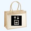 Cotton Pocket Jute Shopper Thumbnail