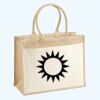 Cotton Pocket Jute Shopper Thumbnail