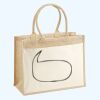 Cotton Pocket Jute Shopper Thumbnail