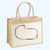 Cotton Pocket Jute Shopper Thumbnail