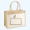 Cotton Pocket Jute Shopper Thumbnail