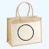 Cotton Pocket Jute Shopper Thumbnail