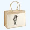 Cotton Pocket Jute Shopper Thumbnail