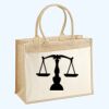 Cotton Pocket Jute Shopper Thumbnail