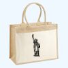 Cotton Pocket Jute Shopper Thumbnail