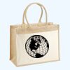 Cotton Pocket Jute Shopper Thumbnail