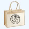 Cotton Pocket Jute Shopper Thumbnail