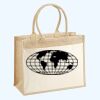Cotton Pocket Jute Shopper Thumbnail