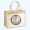 Cotton Pocket Jute Shopper Thumbnail
