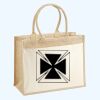 Cotton Pocket Jute Shopper Thumbnail