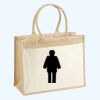 Cotton Pocket Jute Shopper Thumbnail