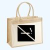 Cotton Pocket Jute Shopper Thumbnail