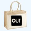 Cotton Pocket Jute Shopper Thumbnail
