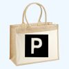 Cotton Pocket Jute Shopper Thumbnail