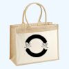 Cotton Pocket Jute Shopper Thumbnail