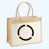 Cotton Pocket Jute Shopper Thumbnail