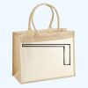 Cotton Pocket Jute Shopper Thumbnail