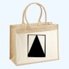 Cotton Pocket Jute Shopper Thumbnail