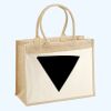Cotton Pocket Jute Shopper Thumbnail