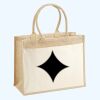 Cotton Pocket Jute Shopper Thumbnail