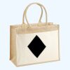 Cotton Pocket Jute Shopper Thumbnail