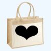 Cotton Pocket Jute Shopper Thumbnail