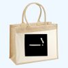 Cotton Pocket Jute Shopper Thumbnail