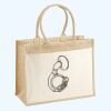 Cotton Pocket Jute Shopper Thumbnail