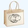 Cotton Pocket Jute Shopper Thumbnail