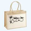 Cotton Pocket Jute Shopper Thumbnail