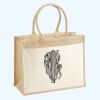 Cotton Pocket Jute Shopper Thumbnail