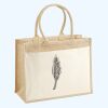Cotton Pocket Jute Shopper Thumbnail