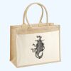 Cotton Pocket Jute Shopper Thumbnail